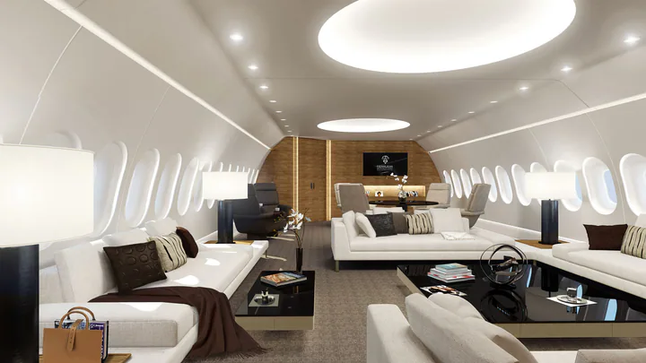 BBJ 787 cabin reference view 1