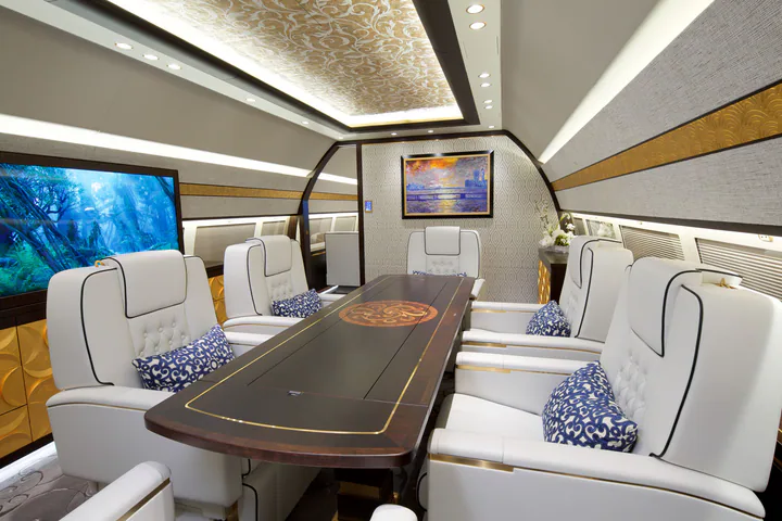 BBJ MAX 8 cabin reference view 2