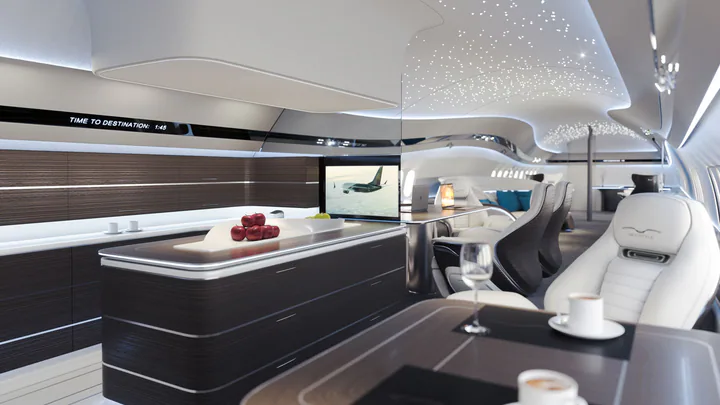 BBJ MAX 8 cabin reference view 1