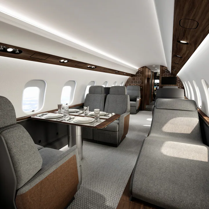 Global 6500 cabin reference view 1