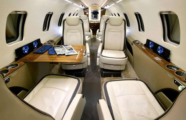 Learjet 75 Liberty cabin reference view 1