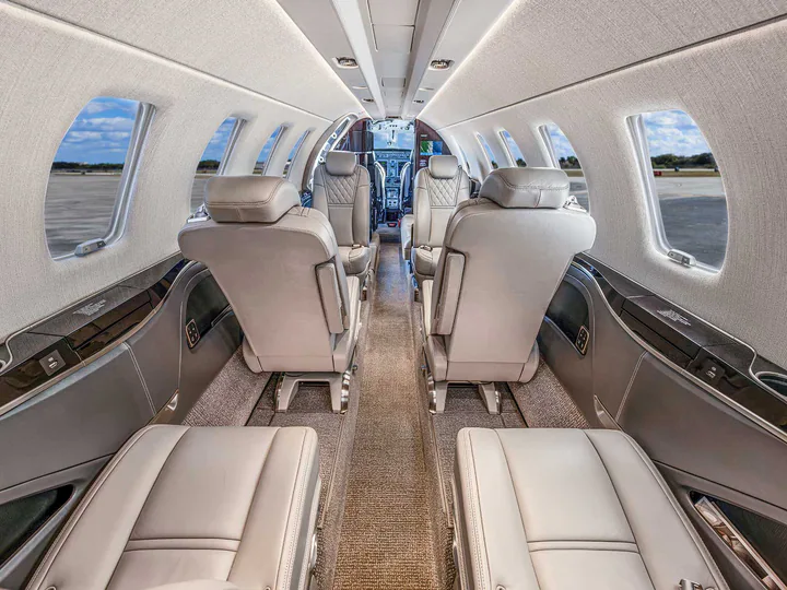 Citation CJ4 Gen2 cabin reference view 1