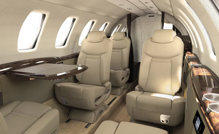 Citation CJ4 Gen2 cabin reference view 2