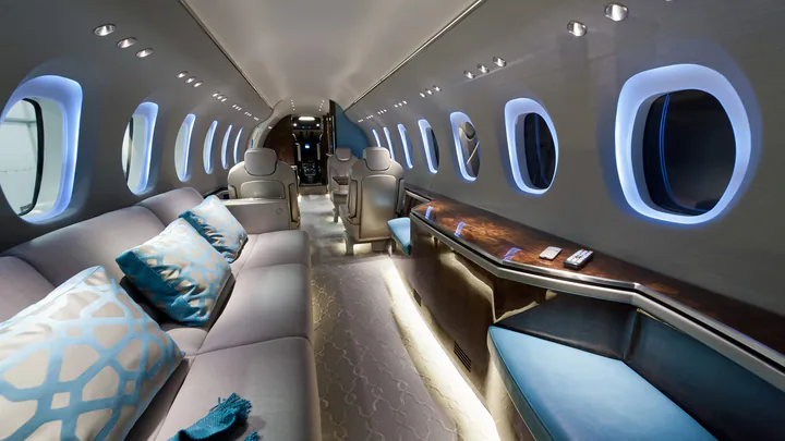 Citation Longitude cabin reference view 1