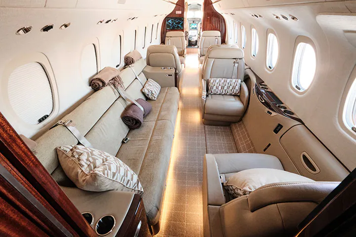 Citation Longitude cabin reference view 2