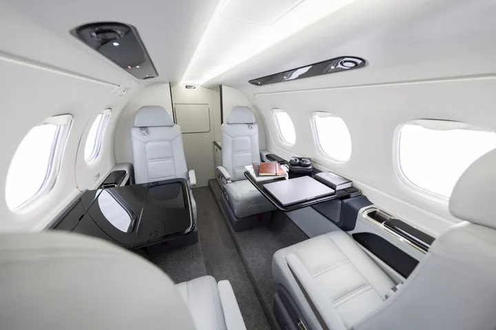 Phenom 100EV cabin reference view 2