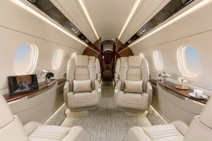 Praetor 500 cabin reference view 2