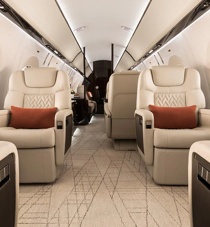 G600 cabin reference view 2