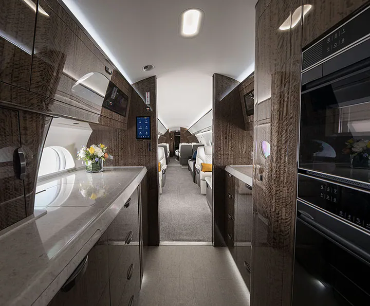 G700 cabin reference view 2