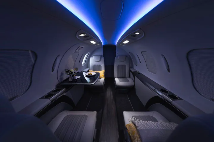 HondaJet Elite II cabin reference view 1