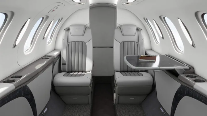HondaJet Elite II cabin reference view 2