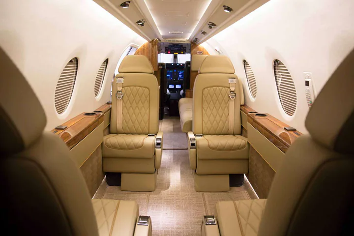 Nextant 400XTi cabin reference view 2