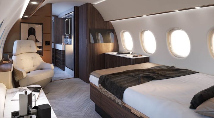 Private aircraft suite